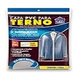 Capa Para Terno Transparente -88x58cm- - Plast Leo -Ref-- 436-