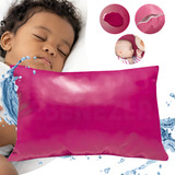 Capa Para Travesseiro Infantil Impermeável Antialérgica E Antiácaro Protetor Kids Rosa Pink