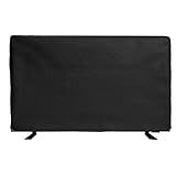 Capa Para TV LCD Smartv Led Plasma Preta Frente Transparente Aprova Dagua Varios Tamanhos -32 Polegadas-