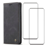 Capa Para Xiaomi De Couro Flip Case Wallet Kickstand
