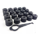Capa Parafuso Roda Kit C 20 Unids Fox 2010 2011 2012 2013