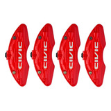 Capa Pinça De Freio Presilhas Honda Civic 2008 Kit 4 Pçs