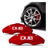 Capa Pinça Freio Esportiva Dub Cereja Kit 4 Peças