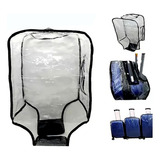 Capa Plastica Transparente Para Mala De Viagem Pequena Nova