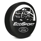 Capa Pneu Estepe Ford Ecosport Aro 15 E 16 Com Cadeado Flash