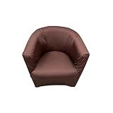 Capa Poltrona Circular Ferradura MARROM ESCURO 