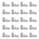 Capa Porca Mexicana Cromada Caminhão Cavalo Kit 20 Unidades