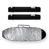 CAPA PRANCHA STAND UP PADDLE REFLETIVA E ACOLCHOADA 11-1 A 11-6 - PAR RACK DE ESPUMA 65CM - MAORI EXTREME