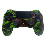 Capa Protetora Anti Impacto Compativel Controle Ps4 Camuflad
