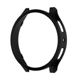 Capa Protetora Case Sem Pelicula Embutida Compativel Com Samsung Galaxy Watch 4 5 E 6 44mm R870   R875   R910   R915   R940   R945  Cor Preto