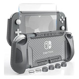 Capa Protetora Cinza Compatível Nintendo Switch Lite