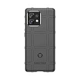 Capa Protetora De Borracha Endurecida Resistente Slim Fit Exterior Revestido De Silicone Recortes De Precisão Capa De Absorção De Choque Para Moto Edge Plus 2023 NÃO Para Edge 2022 Ou Edge