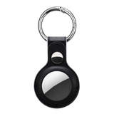 Capa Protetora De Couro Para Apple Airtag Rastreador Premium