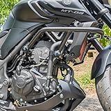 Capa Protetora De Motor Para Motocicleta 15 16 17 MT03 MT25 De Aço Preto Para Yamaha MT 03 MT 25 MT-03 MT-25