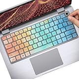 Capa Protetora De Silicone Para Teclado Dell Latitude 3000 3340 2023 33 8 Cm Dell Latitude 5320 5330 5340 5350 33 8 Cm Dell Latitude 7320 7330 7340 7350 13 3 Cm 2 Em 1