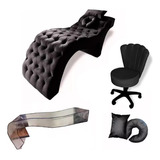 Capa Protetora Maca Estética 60 Mocho Kit Almofadas C