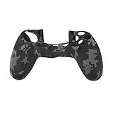 Capa Protetora Para Controle PS4 Capa De Silicone Macio à Prova De Poeira Capa Para Controle De Jogos Capa Protetora Para Controle De PS4 Cinza 