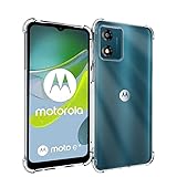 Capa Protetora Para Motorola Moto E13 Com Tela De 6 5 Polegadas Capinha Case Transparente Air Anti Impacto Proteção De Silicone Flexível