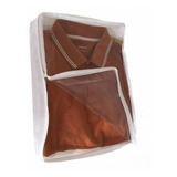 Capa Protetora Para Roupas Camisa Calça Blusa Cor Castor