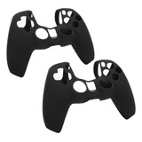 Capa Protetora Pele Silicone Para Ps5 2pcs Gamepad
