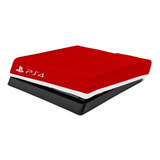 Capa Ps4 Slim Vermelha Edição Limitada
