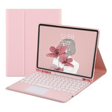 Capa Redonda Com Teclado Touch Para iPad 5 6 air 2 9 7 Ñ