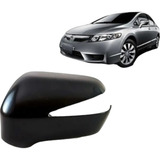 Capa Retrovisor Esquerdo C furo Pisca New Civic 2007 A 2011