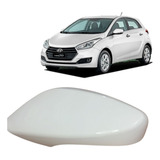 Capa Retrovisor Hb20 2012 A 2019 Com Furo Branco