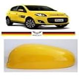 Capa Retrovisor Novo Palio 2012 2018 Amarelo Indianapólis Lado Esquerdo