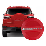Capa Rigida Estepe Ford Ecosport Vermelha