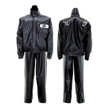 Capa Roupa De Chuva Moto Alba Europa Pvc 100 Impermeável