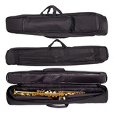 Capa Sax Soprano Tudel Fixo Desmontável Extra Luxo Pbags