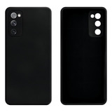 Capa Silicone Aveludada Para Galaxy S20 Fe S20fe Cor Preto