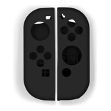 Capa Silicone Para Controle Joy con De Nintendo Switch Oled Cor Preto
