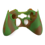 Capa Silicone Proteção Controle Xbox 360 Lavável Camuflada