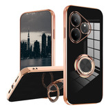 Capa Silicone Rugged Use Suporte De Anel Para Realme