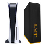 Capa Skin Para Ps5 Vertical Edição Gold