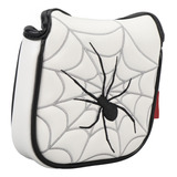 Capa Spider Putter Padrão Bordado Branca À Prova De Água