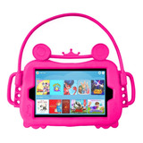 Capa Tablet Multilaser M8 Silicone Dobrável Azul Kids