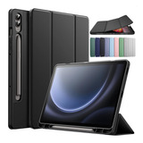 Capa Tablet Para Galaxy Tab S9 Plus 12 4 Suporte De Caneta