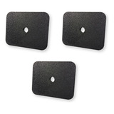 Capa Tampa Do Parafuso Console Central Opala 3 Peças Preto