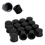 Capa Tampa Parafusos Roda Preto 16 Peças 17mm Nf e