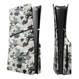 Capa Tampa Ps5 Slim Com Disc Substituição Camuflada