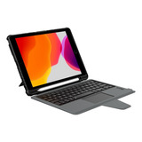 Capa Teclado Bluetooth Nillkin Camshield Para iPad 9 10 2 Cor Preto