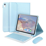 Capa teclado E Mouse Para iPad Pro 2022 2021 12 9 Polegadas