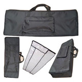 Capa Teclado Master Luxo Preto Roland Go Keys Cobertura