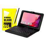 Capa Teclado Para Tablet Lenovo M9 9 0 Película Caneta