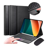 Capa teclado Touchpad mouse Para Samsung Galaxy Tab S9 s9fe