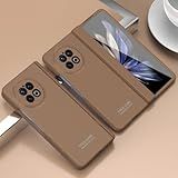 Capa Tipo Carteira Para Celular Compatível Com Capa Vivo X Fold2 Com Protetor De Tela Integrado Proteção De Cobertura De Dobradiça Capa Protetora De Corpo Inteiro Para PC Rígido Fina à Prova De Choq
