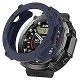 Capa TPU Bumper Case Armadura LTIMPORTS Compativel Com Amazfit T Rex Ultra A2142 Azul